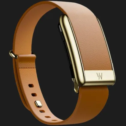 Ремешок Whoop LeatherLuxe Band Tapered для Whoop 5.0/One/Peak (Camel with Gold) (Size L) в Чернигове