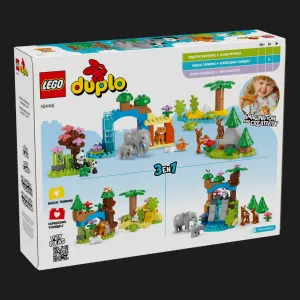 Конструктор LEGO DUPLO Сімейства диких тварин 3-в-1 (10446)