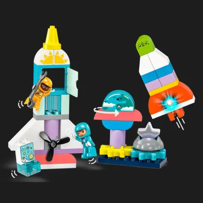 Конструктор LEGO DUPLO Пригоди на космічному шатлі 3-в-1 (10422)