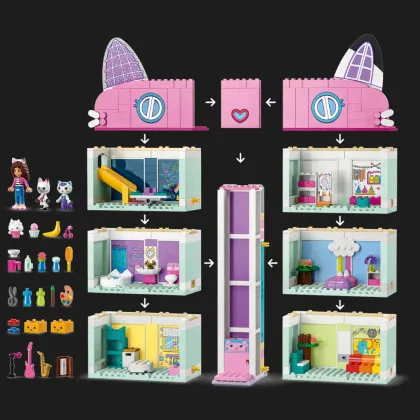Конструктор LEGO Gabby's Dollhouse Ляльковий будиночок Ґаббі (10788)