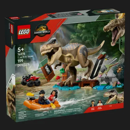 Конструктор LEGO Jurassic World Втеча річкою від тиранозавра (76975)