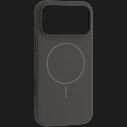 Чохол Colour Silicone Case with MagSafe для iPhone 17 Pro Max (Stone Gray)