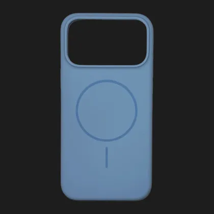 Чохол Colour Silicone Case with MagSafe для iPhone 17 Pro Max (Light Blue)