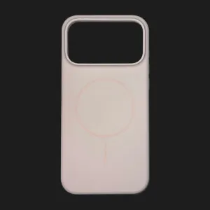 Чохол Colour Silicone case with MagSafe для iPhone 17 Pro (Chalk Pink) в Хмельницькому