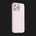 Чохол Colour Silicone case with MagSafe для iPhone 15 Pro Max (Chalk Pink)