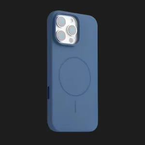 Чохол Colour Silicone case with MagSafe для iPhone 16 Pro Max (Dark Blue) в Хмельницькому