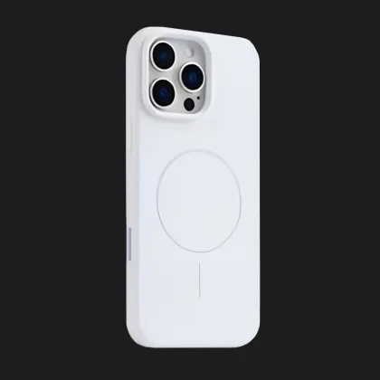Чохол Colour Silicone case with MagSafe для iPhone 15 Pro Max (White)