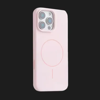 Чохол Colour Silicone case with MagSafe для iPhone 16 Pro (Chalk Pink) в Чернігові