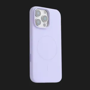 Чохол Colour Silicone case with MagSafe для iPhone 16 Pro (Lilac) в Хмельницькому
