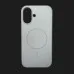 Чехол Colour Silicone case with MagSafe для iPhone 16 (White)