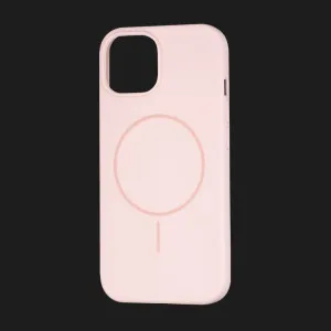 Чохол Colour Silicone case with MagSafe для iPhone 15 (Chalk Pink) у Луцьк