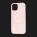 Чохол Colour Silicone case with MagSafe для iPhone 15 (Chalk Pink)