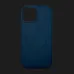 Чехол Colour Silicone case with MagSafe для iPhone 15 (Dark Blue)
