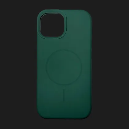 Чохол Colour Silicone case with MagSafe для iPhone 15 (Green)