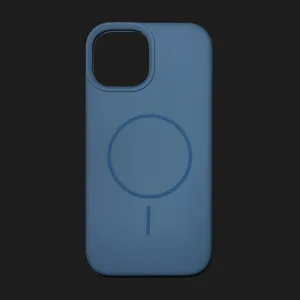 Чохол Colour Silicone case with MagSafe для iPhone 15 (Light Blue) у Луцьк