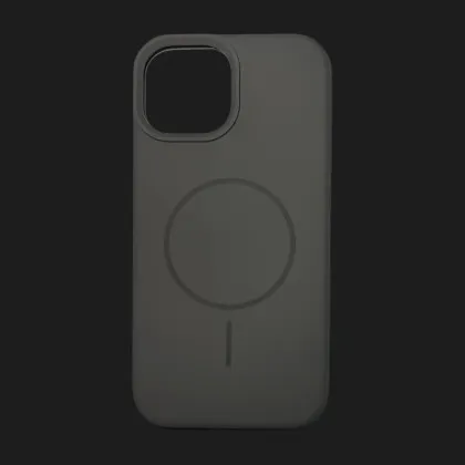 Чохол Colour Silicone case with MagSafe для iPhone 15 (Stone Gray)