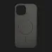Чохол Colour Silicone case with MagSafe для iPhone 15 (Stone Gray)