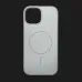 Чохол Colour Silicone case with MagSafe для iPhone 15 (White)