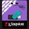 Флеш-накопитель Kingston USB 3.2 DT Exodia S 128GB (Black/Turquoise)