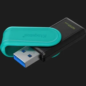 Флеш-накопичувач Kingston USB 3.2 DT Exodia S 128GB (Black/Turquoise) в Бродах