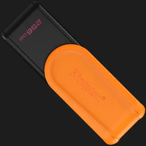 Флеш-накопичувач Kingston USB 3.2 DT Exodia S 256GB (Black/Orange) в Бродах