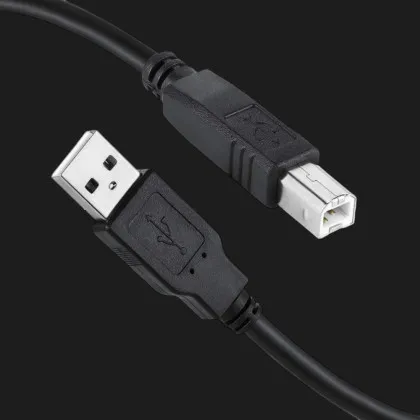 Кабель Colorway USB 2.0 AM to BM Print Cable 2m (Black) (CW-CBUB072-BK) в Берегові