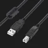 Кабель Colorway USB 2.0 AM to BM Print Cable 3m (Black) (CW-CBUB072-BK)