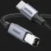 Кабель UGREEN US370 USB-C to USB-B Printer Cable 1m (Black)