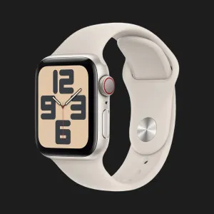 б/у Apple Watch SE 2 40mm Starlight  Aluminum Case with Starlight Sport Band (S/M) (MRFW3) (2023) (Хороший стан)