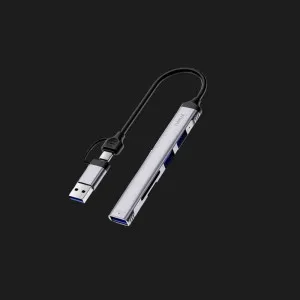 Адаптер WIWU ZOLO 5 in 1 USB-C/USB-A HUB Wi-HB003 в Херсоне