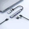 Адаптер WIWU ZOLO 5 in 1 USB-C/USB-A HUB Wi-HB003