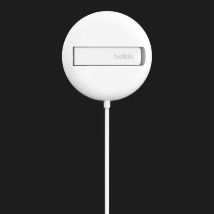 Безпровідна зарядка Belkin UltraCharge Magnetic Kickstand 25Вт (White) в Новому Роздолі