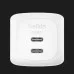 Блок живлення Belkin Home Charger 50W 2хUSB-С GAN PD PPS (White)