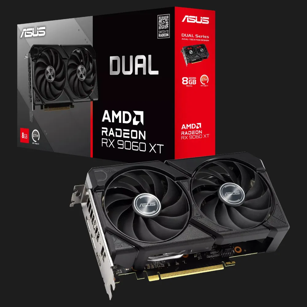 Відеокарта ASUS Radeon RX 9060 XT Dual 16GB (90YV0LG2-M0NA00) — фото 7