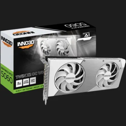 Відеокарта Inno3D GeForce RTX 5060 Twin X2 OC 8GB (N50602-08D7X-195070W) (White)