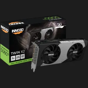 Відеокарта Inno3D GeForce RTX 5060 Ti Twin X2 8GB (N506T2-08D7-193075N)