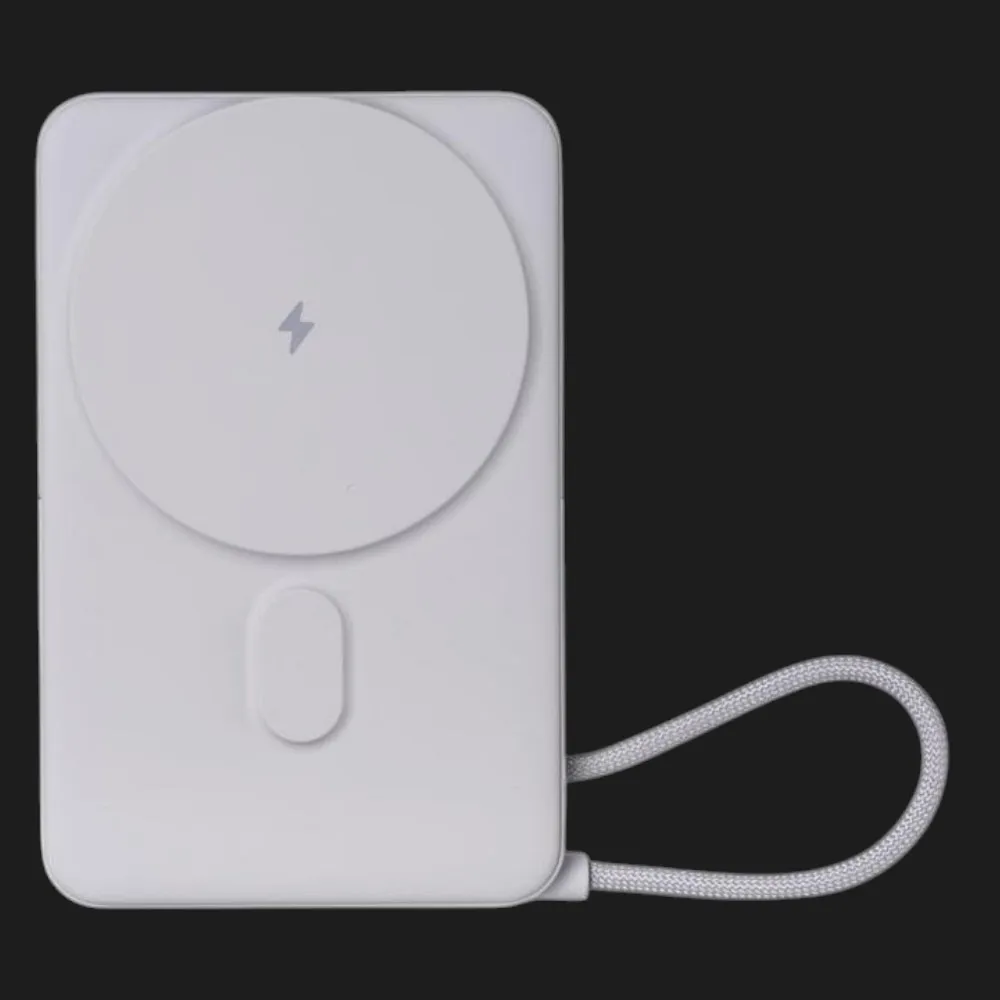 Зарядний пристрій Power Bank Gelius Fluxen GP-PBW120 Magnetic Wireless Charge Qi2 15W 10000mAh (Grаy)
