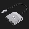 Адаптер WiWU Traveling 3 in 1 USB-C Hub (Gray)