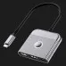 Адаптер WiWU Traveling 3 in 1 USB-C Hub (Gray)