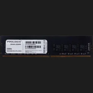 Оперативна памʼять Prologix DDR4 16GB 1x16GB 2666MHz (PRO16GB2666D4)