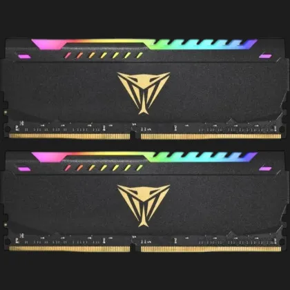 Оперативная память Patriot Viper Steel RGB Black DDR4 64GB 2x32GB 3600MHz (PVSR464G360C0K)