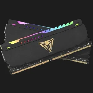 Оперативна памʼять Patriot Viper Steel RGB Black DDR4 64GB 2x32GB 3600MHz (PVSR464G360C0K)