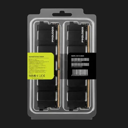 Оперативная память Prologix Black DDR5 32GB 2x16GB 6000MHz (PRO32GB6000B5K)