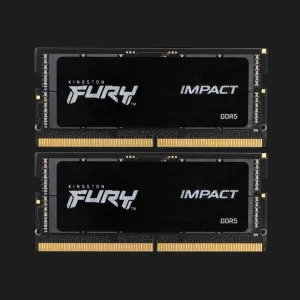 Оперативная память Kingston Fury Impact DDR5 32GB 2x16GB 4800MHz (KF548S38IBK2-32)