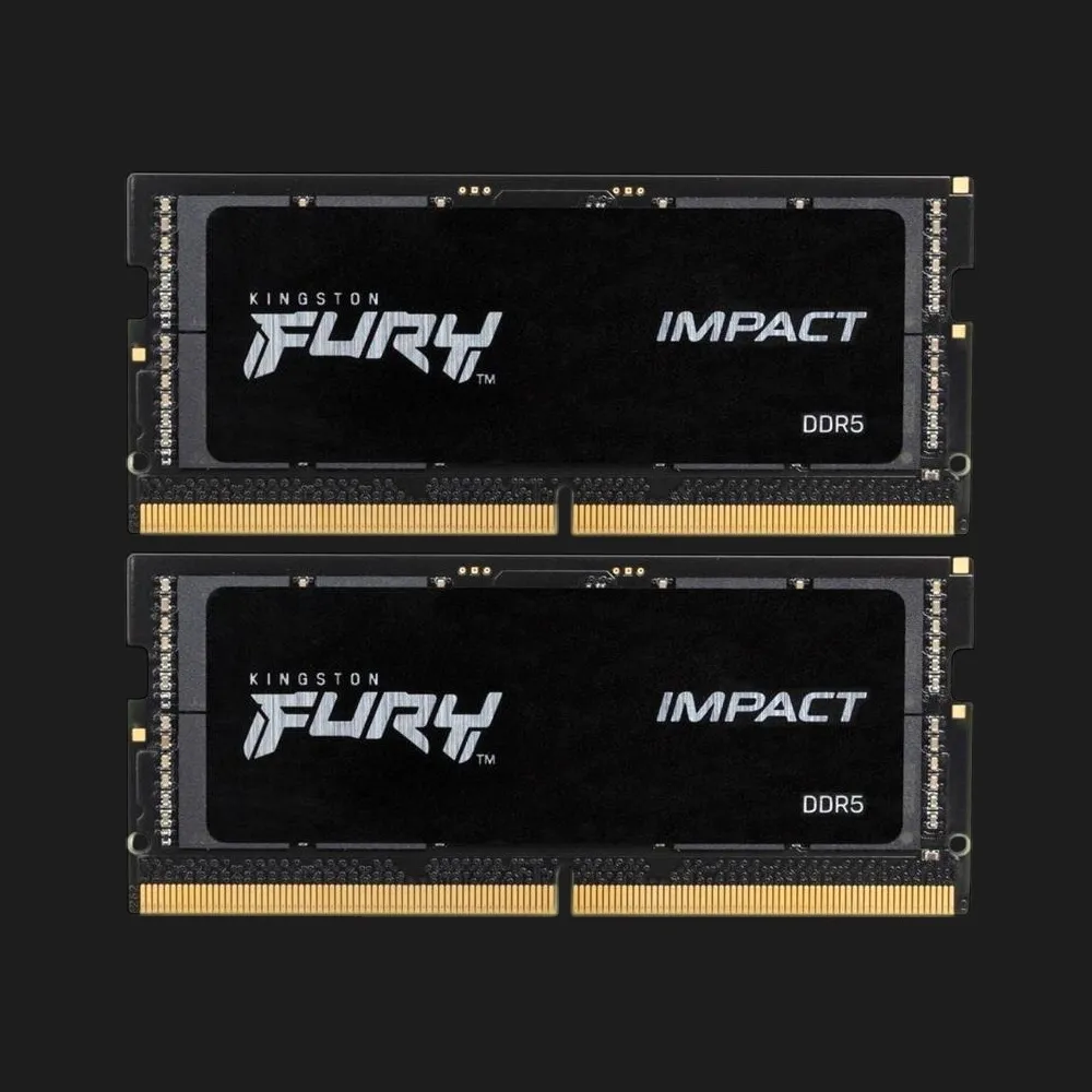 Оперативна памʼять Kingston Fury Impact DDR5 32GB 2x16GB 5600MHz (KF556S40IBK2-32)