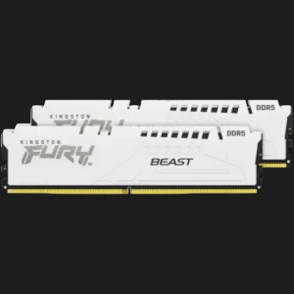 Оперативная память Kingston Fury Beast White DDR5 64GB 2x32GB 6000MHz (KF560C36BWEK2-64)