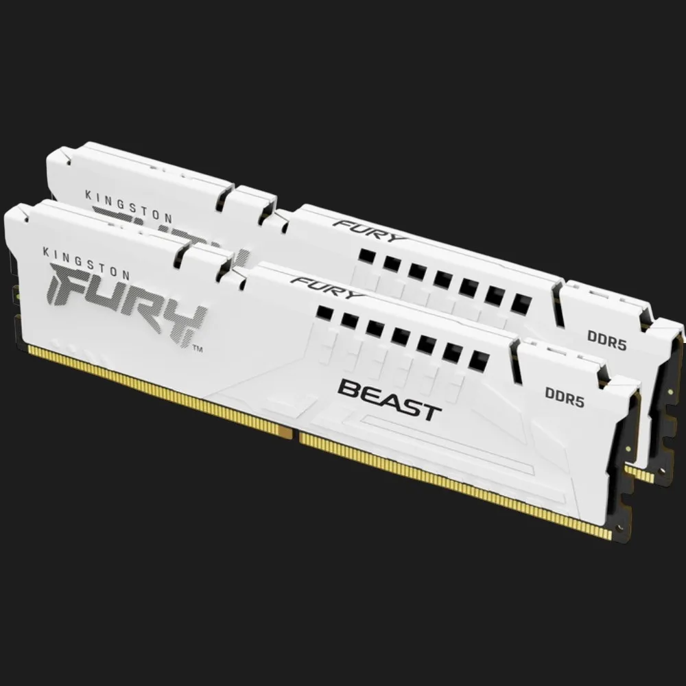 Оперативна памʼять Kingston Fury Beast White DDR5 64GB 2x32GB 6000MHz (KF560C36BWEK2-64) — фото 4