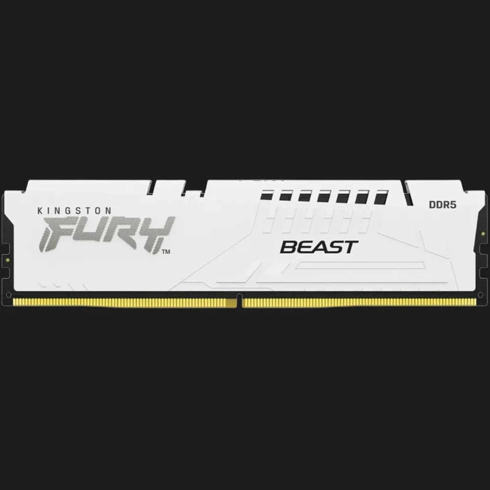 Оперативна памʼять Kingston Fury Beast White DDR5 64GB 2x32GB 6000MHz (KF560C36BWEK2-64) — фото 2