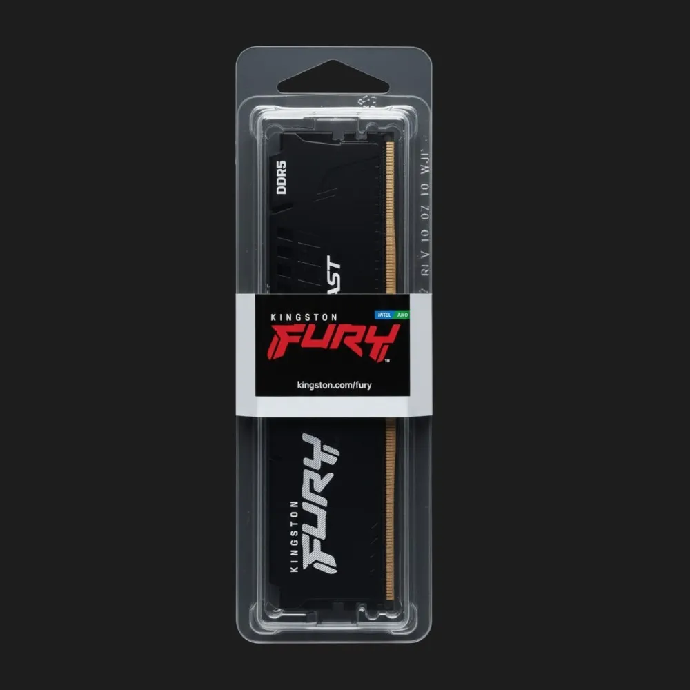 Оперативна памʼять Kingston Fury Beast DDR5 64GB 1x64GB 5600MHz (KF556C40BB-64)