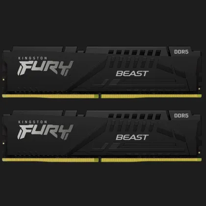 Оперативна памʼять Kingston Fury Beast Black DDR5 16GB 2x8GB 5600MHz (KF556C36BBEK2-16)